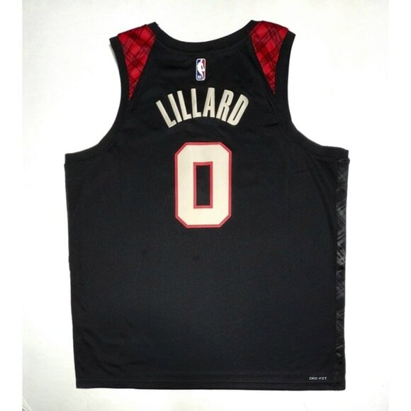 Nike Portland Trail Blazers 2023/24 Damian Lillard City Edition Swingman Jersey - Picture 4 of 6
